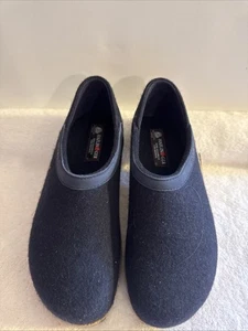 Slippers Grizzly Torben, Denim,Slip-resistant rubber sole Mens 10 EU 43 (navy) - Picture 1 of 5