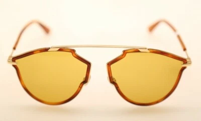 Gafas de sol Dior SoRealRise 06J70 doradas/habana 58 mm mariposa (#614) Foto 1 de 4