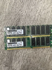 2x512MB DDR-266 AVANT/NCR MEMORY RAM KIT PC-2100 AVM6432U51C5266K2-AP DDR1 - Picture 1 of 2