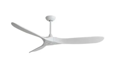 Modern Ceiling Fan 42”/100v-240v/50-60hrtz/ Matte White/remote Control/NEW - Image 1 of 4
