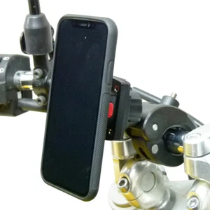 Soporte de manillar de motocicleta con garra robusta y funda TiGRA Fitclic para iPhone 7 - Imagen 1 de 3