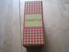 Boite a cassettes audio  1960  vintage collection 