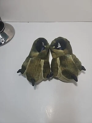 Kids Cute Dinosaur Feet Warm Shoes Indoor Slippers Size 9 / 10 - Image 1 of 4