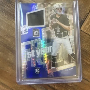 2023 Donruss Optic Aidan O’Connell 1st Year Rookie Jersey Patch #FYF-AO - Bild 1 von 2