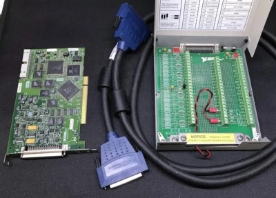 National Instruments NI PCI-6024E 12 Bit DAQ Card With SCB-68 & 184749C-02 Cable - image 1 of 4