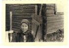 VINTAGE FOTO RUSSLAND 1941 RUSSISCHE BEV&#214;LKERUNG FRAU ISBA WW2  PHOTO