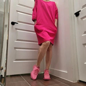 Diesel Womens D-Noah Rose Cutout Cold Shoulder Dress Casual/Sport Pink MSRP $148 - Picture 1 of 11