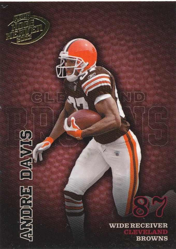 Andre Davis 2003 Playoff Hogg Heaven #35 Browns Football Card - Image 1 of 1
