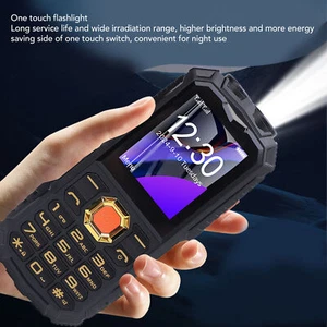 Senior Mobile Phone 9 Family Numbers 32MB And 32MB Power Bank Big Buttons Mobile - Picture 1 of 24