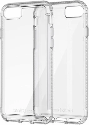 tech21 iPhone 8 PLUS / 7 PLUS Case Slim Shockproof Phone Cover Pure Clear - Image 1 of 2