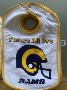 LA Rams “Future All Pro” Baby Bib Brand New - Picture 1 of 3