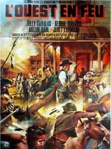 Poster Cinema Western WEST IN Fire Telly Savalas - 120 X 160 CM - Bild 1 von 1