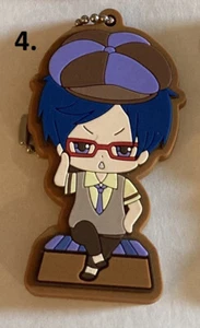 Taito Free! Iwatobi Swim Club Rei Ryugazaki Chocolate Rubber Anime Keychain - Picture 1 of 2