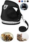 GAUTERF Dog and Cat Universal Harness with Leash Set, Escape Proof Cat Harnesses