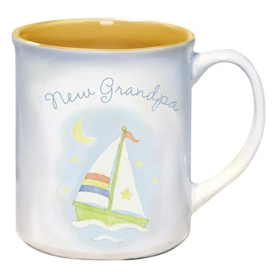 Grasslands Road Home Kitchen Sailboat 10oz Coffee Mug - New Grandpa 452465 - Image 1 of 3