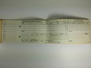 Norfolk & Western Railway Co Informe de tiempo y retraso Servicio de empleados del motor - Imagen 1 de 12