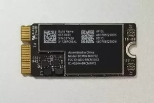 AirPort Card Wifi Bluetooth Apple MacBook Air 11" 13" A1465 A1466 BCM94360CS2 - Picture 1 of 2