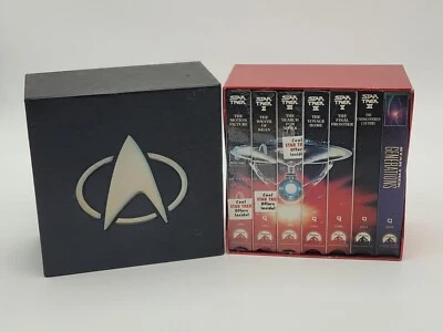 Vintage Star Trek The Seven Screen Voyages Movie VHS Box Set 1996 - Image 1 of 4