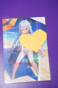 Shiro No Game No Life Sexy Waifu Secret Rare Foil R-34 Custom Card B - Picture 1 of 4