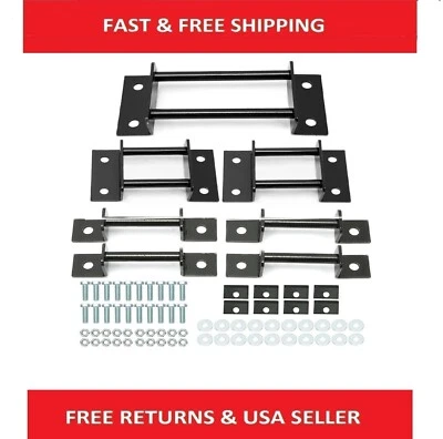 For 2000-2014 Chevrolet Tahoe/GMC Yukon Universal 3rd Row Seat Brackets Black - Image 1 of 4