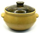 Vintage DENBY Brown Round Casserole with Lid.. Very Good Condition.. 23 cm