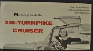 1956 Mercury XM-Turnpike Cruiser Concept Car Brochure Folder Excellent Original - Picture 1 of 4