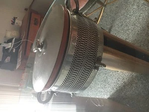 Vintage RARE Weller Oval Pot Crock Silver Holder & Lid - Picture 1 of 7