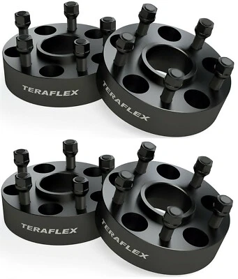 Teraflex 1.75" Aluminum 5x5 Wheel Offset Spacer Kit for Jeep Wrangler Gladiator - Image 1 of 4