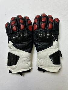 Spyder Leather Goretex Carbon Fiber Motorcycle Gloves Men’s M? - Picture 1 of 11