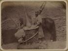 Photo:Central Asia,commerce,horse-drawn oil press,c1865