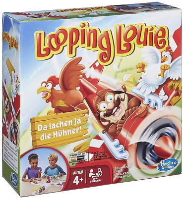 Hasbro 15692 - Looping Louie Da Lachen Ja Die Hühner Kinderspiel Familienspiel - Bild 1 von 4