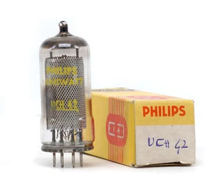 ONE UCH42/X142 PHILIPS NOS FRANCE Tube Lampe Valvula Valve 진공관 真空管 电子管 Valvola - Picture 1 of 1