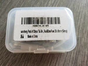 20Pcs Fast blow Ceramic Fuse T5a 5A 30x6mm (5amp) - Picture 1 of 2
