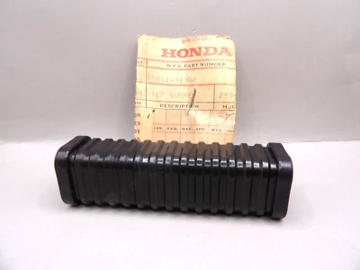 NOS Honda Z50 S90 CB450 750 70-78 Genuine Passenger Peg Rubber Cover 95011-31000 - Image 1 of 4