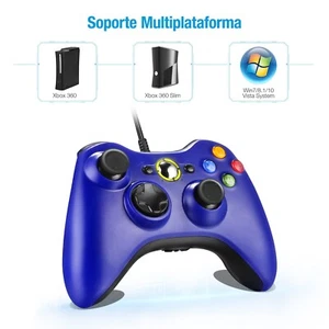 Upgraded Wired Controller Joystick Gamepad for Xbox 360 PC Windows 7/8/10 Vista - Picture 1 of 11