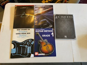 Guitar Book Lot Pink Floyd : Dark Side of the Moon Eagles Creed Nickelback ++ - Picture 1 of 9