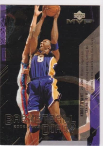 KOBE BRYANT Basketball Diary UPPER DECK MVP Insert Card LOS ANGELES LAKERS LE! - Picture 1 of 2