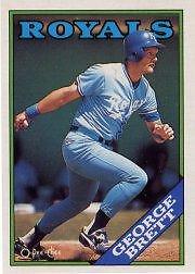 1988 O-Pee-Chee Baseball Card #312 George Brett