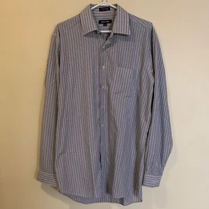 Men's Dress Shirt - by Pierre Cardin - Long Sleeve - Size LT - 16.5 Collar - Picture 1 of 8