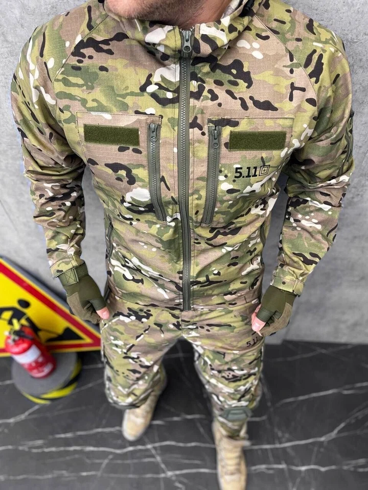 Summer suit with knee pads Multicam 5.11 for military, tactical uniform Multicam - Image 1 of 4