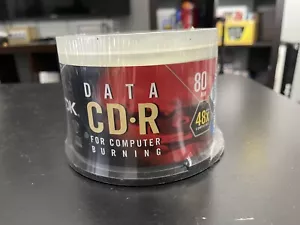 CD-R New 50 Pack TDK Blank Data Computer Burning 48x 700mb 80 Min Recordable - Picture 1 of 4