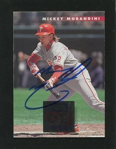 1996 Donruss #248 MICKEY MORANDINI, Phillies: Blue Sharpie Autograph 150275 - Picture 1 of 3