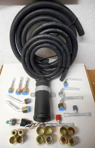 AIR Conditioning Hose Kit,BARBED FLARE FITTINGS,Drier/Switch, - Picture 1 of 3