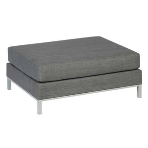 WETTERFEST GARTEN TERRASSE LOUNGE EXOTAN SICILIE HOCKER / TISCH - STONE GREY