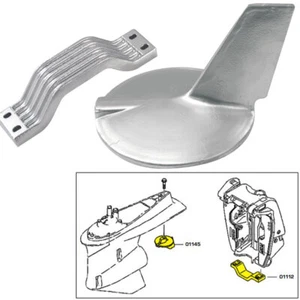 KIT DE ÁNODO TECNOSEAL YAMAHA 200 -300 HP ZINC DE ALTO RENDIMIENTO - Imagen 1 de 1