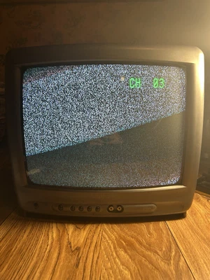 Vintage Broksonic 13” TV CRT CTGV-4563TCT 2000 Retro Videogame Testado Funcionando - Imagem 1 de 3