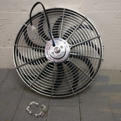 1981 Buick LeSabre 16 Inch Chrome Radiator Fan electric ultra cooling - Image 1 of 4