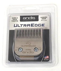 Andis 64090 Carbon-Infused Steel UltraEdge Dog Clipper Blade, Size-4 Skip-Tooth - Picture 1 of 6