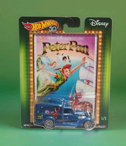 2017 HOT WHEELS POP CULTURE DISNEY PETER PAN '34 DODGE DELIVERY 3/5 REAL RIDERS - Picture 1 of 8