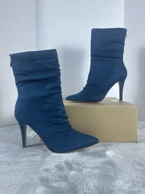 Bota DSW Markie Stiletto Talla 8.5 Azul Teal Nueva Foto 1 de 4